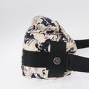 CHANEL Airline Shoulder Bag Canvas White Silver CC Auth bs37873-4