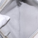 CHANEL Deauville Line Chain Shoulder Bag Canvas Gray Silver CC Auth bs37875A-21