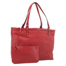GUCCI Diamante Tote Bag PVC Leather Red Gold Tone 247209 Auth bs37876-1