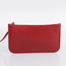 GUCCI Diamante Tote Bag PVC Leather Red Gold Tone 247209 Auth bs37876-21