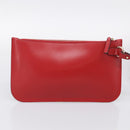 GUCCI Diamante Tote Bag PVC Leather Red Gold Tone 247209 Auth bs37876-22