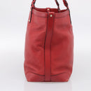 GUCCI Diamante Tote Bag PVC Leather Red Gold Tone 247209 Auth bs37876-5