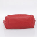 GUCCI Diamante Tote Bag PVC Leather Red Gold Tone 247209 Auth bs37876-9
