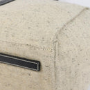 PRADA Tote Bag Canvas Gray Silver Auth bs37877-11