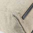 PRADA Tote Bag Canvas Gray Silver Auth bs37877-14