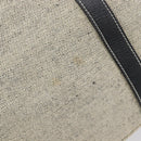 PRADA Tote Bag Canvas Gray Silver Auth bs37877-15