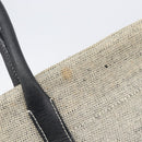 PRADA Tote Bag Canvas Gray Silver Auth bs37877-16