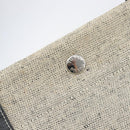 PRADA Tote Bag Canvas Gray Silver Auth bs37877-17