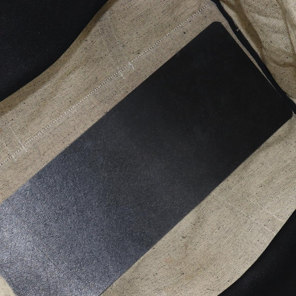 PRADA Tote Bag Canvas Gray Silver Auth bs37877