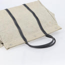 PRADA Tote Bag Canvas Gray Silver Auth bs37877-7