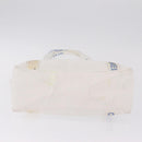 CHANEL Chanel Sports Shoulder Bag Polyester White Silver CC Auth bs37878-11