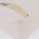 CHANEL Chanel Sports Shoulder Bag Polyester White Silver CC Auth bs37878-12