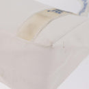 CHANEL Chanel Sports Shoulder Bag Polyester White Silver CC Auth bs37878-15