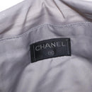 CHANEL Chanel Sports Shoulder Bag Polyester White Silver CC Auth bs37878-17
