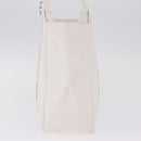 CHANEL Chanel Sports Shoulder Bag Polyester White Silver CC Auth bs37878-5