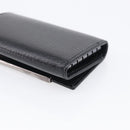 GUCCI Key Case Leather Black Silver 033 0959 Auth bs37882-10