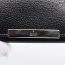 GUCCI Key Case Leather Black Silver 033 0959 Auth bs37882-12