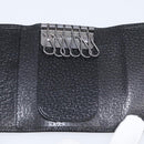 GUCCI Key Case Leather Black Silver 033 0959 Auth bs37882-16