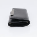 GUCCI Key Case Leather Black Silver 033 0959 Auth bs37882-5