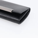 GUCCI Key Case Leather Black Silver 033 0959 Auth bs37882-8