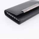 GUCCI Key Case Leather Black Silver 033 0959 Auth bs37882-9