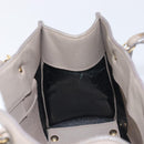 Balenciaga Paper Mini Hand Bag Leather 2way Beige Gold Tone 387477 Auth bs37887-21
