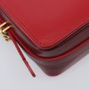 BURBERRY Grace Shoulder Bag Leather Red Gold Tone Auth bs37892A-13