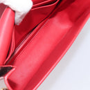 BURBERRY Grace Shoulder Bag Leather Red Gold Tone Auth bs37892A-20