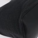 Salvatore Ferragamo Gancini Tote Bag Canvas Black Silver Auth bs37893A-10