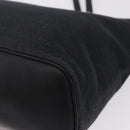 Salvatore Ferragamo Gancini Tote Bag Canvas Black Silver Auth bs37893A-13