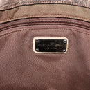 Salvatore Ferragamo Tote Bag Canvas Brown Silver Auth bs37897-14