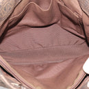 Salvatore Ferragamo Tote Bag Canvas Brown Silver Auth bs37897-23
