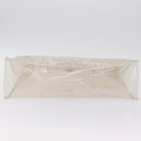 HERMES Vinyl Kelly Hand Bag Clear Gold Tone Auth bs37899-9