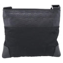 GUCCI GuccissimaGG Shoulder Bag Leather Black Silver 161822 Auth bs37902-3