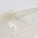 HERMES Vinyl Kelly Hand Bag Clear Gold Tone Auth bs37905-10