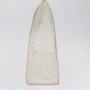 HERMES Vinyl Kelly Hand Bag Clear Gold Tone Auth bs37905-4