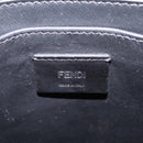 FENDI Pack Shopping Bag Small Hand Bag Leather Black Silver 7VA512 Auth bs37907-16