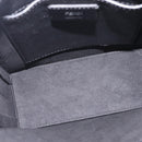 FENDI Pack Shopping Bag Small Hand Bag Leather Black Silver 7VA512 Auth bs37907-17