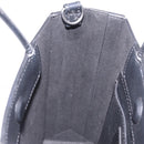 FENDI Pack Shopping Bag Small Hand Bag Leather Black Silver 7VA512 Auth bs37907-19