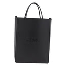 FENDI Pack Shopping Bag Small Hand Bag Leather Black Silver 7VA512 Auth bs37907-2