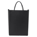FENDI Pack Shopping Bag Small Hand Bag Leather Black Silver 7VA512 Auth bs37907-3