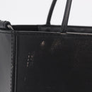 FENDI Pack Shopping Bag Small Hand Bag Leather Black Silver 7VA512 Auth bs37907-4
