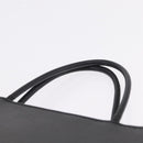FENDI Pack Shopping Bag Small Hand Bag Leather Black Silver 7VA512 Auth bs37907-9