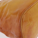 LOUIS VUITTON Monogram Vernis Houston Hand Bag Beige M91004 LV Auth bs37911-13