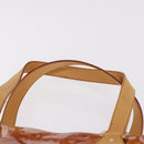LOUIS VUITTON Monogram Vernis Houston Hand Bag Beige M91004 LV Auth bs37911-9