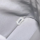 CHANEL Choco Bar Hand Bag Nylon Gray Silver CC Auth bs37919-24