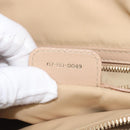 Christian Dior Lady Dior Canage Hand Bag Nylon Beige Gold Auth bs37921A-32