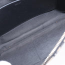 Christian Dior Oblique Clutch Bag Canvas Navy Silver Auth bs37922-16