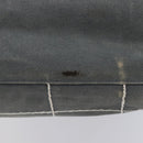 CHANEL Choco Bar Tote Bag Canvas Gray Gold CC Auth bs37923-11
