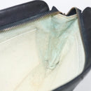 CHANEL Bicolore Clutch Bag Lamb Skin Black Gold Tone CC Auth bs37924-15